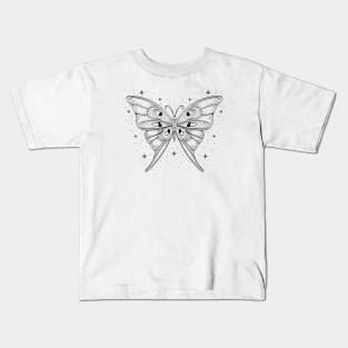 Starry Butterfly Kids T-Shirt